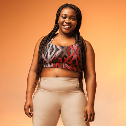 Longline Sports Bra - Blood on the Ground