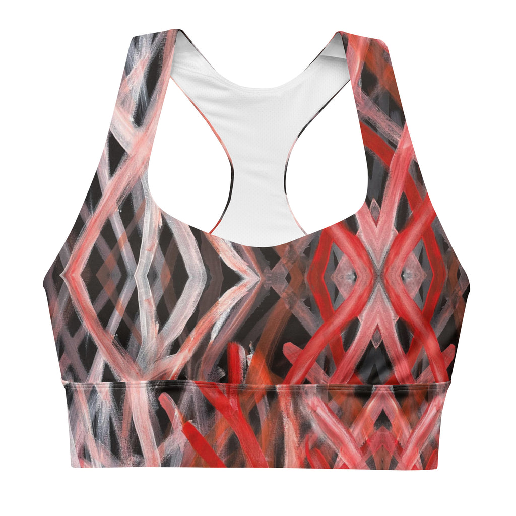 Longline Sports Bra - Blood on the Ground