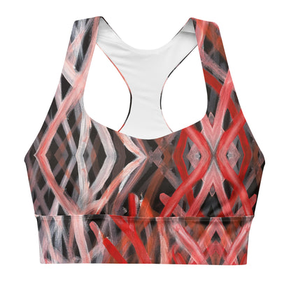 Longline Sports Bra - Blood on the Ground