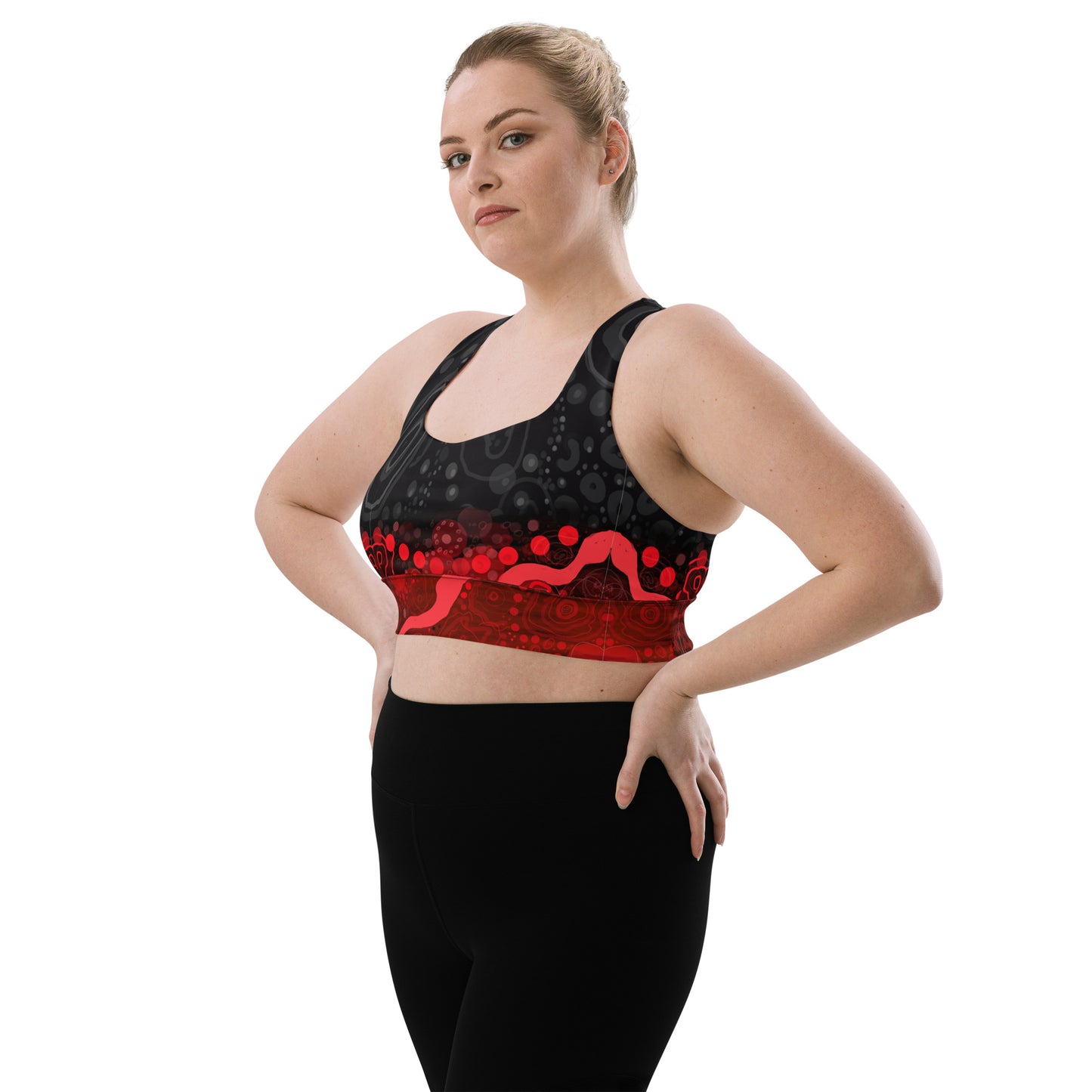 Longline sports bra