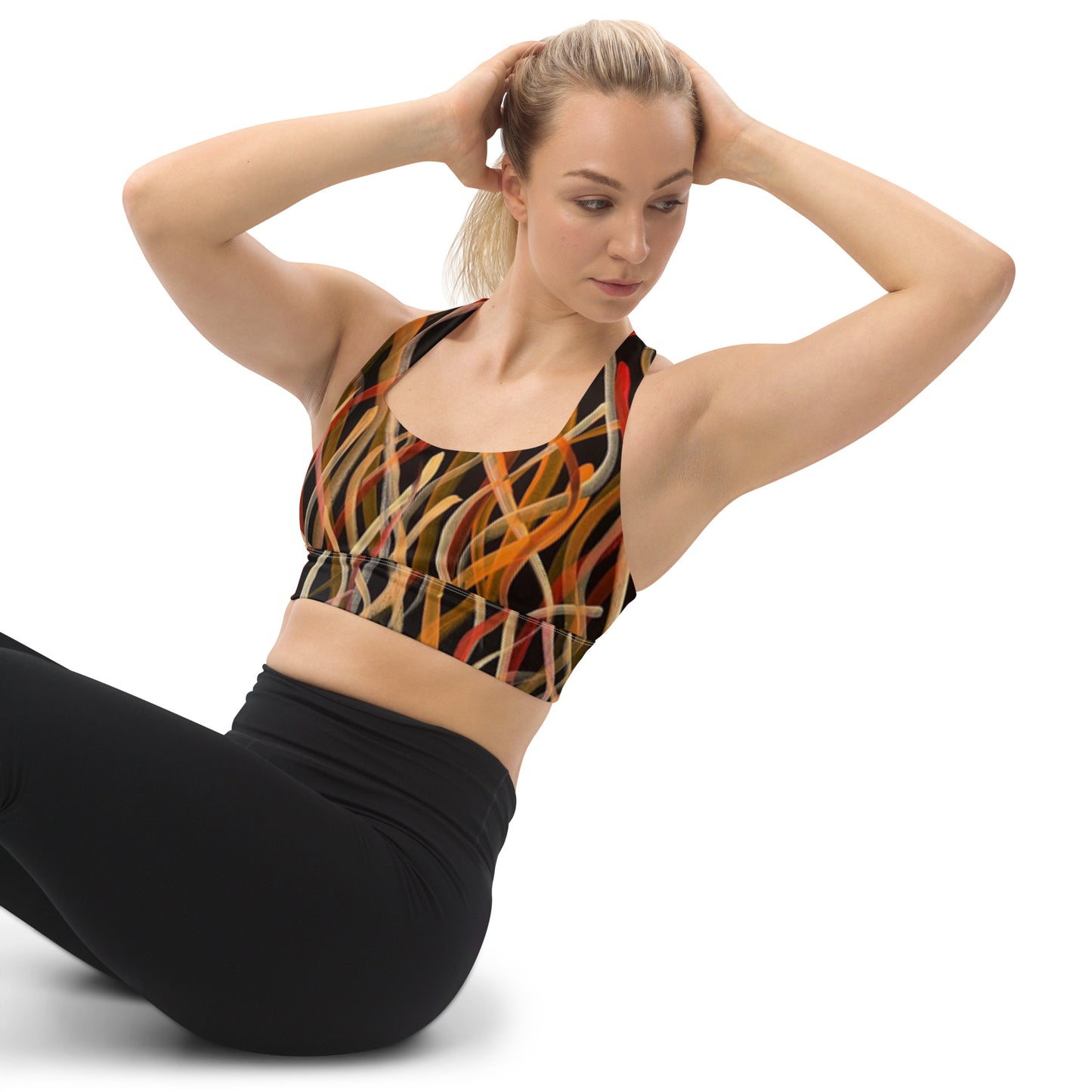 Recycled Longline Sports Bras