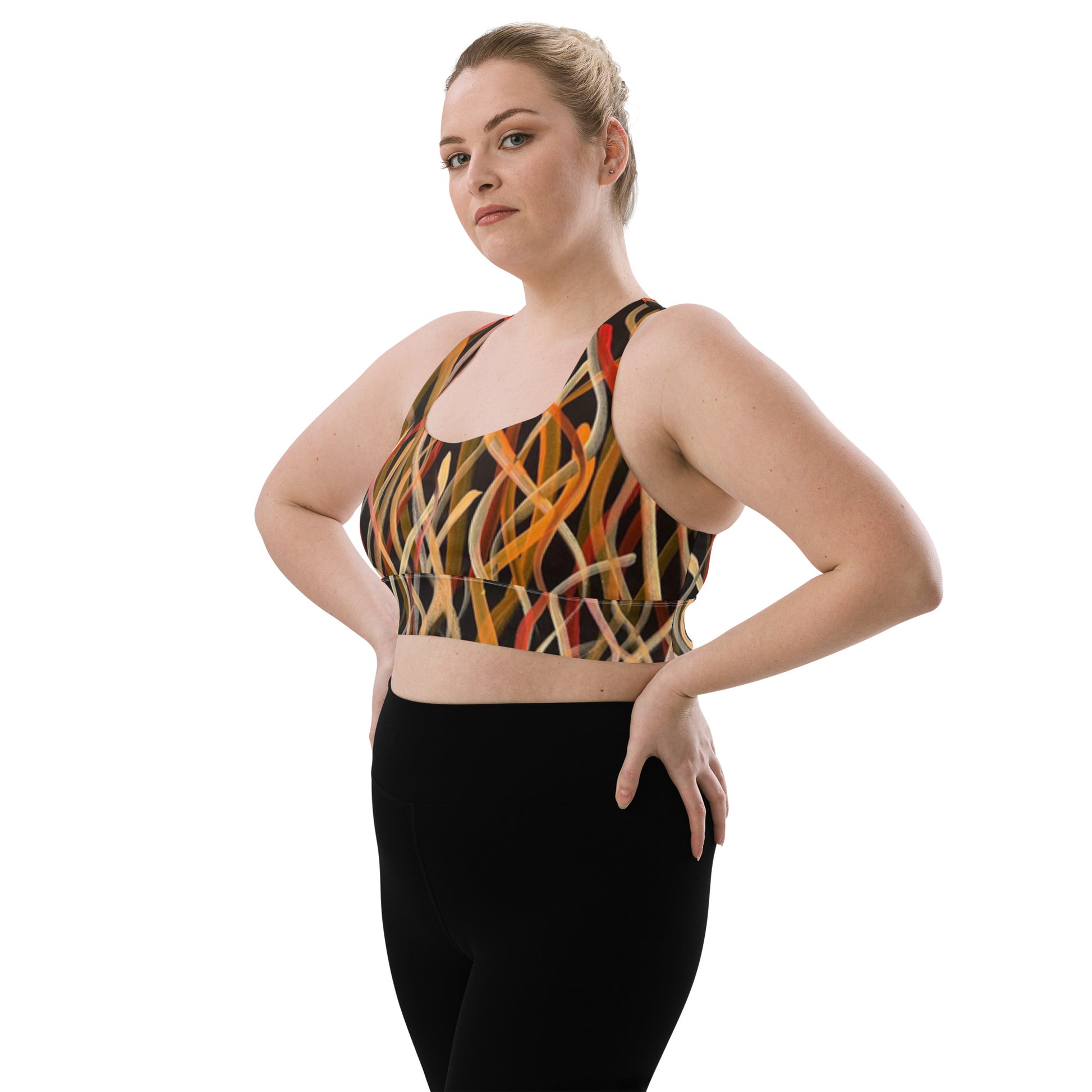 Longline Sports Bra - The Cultural Burn