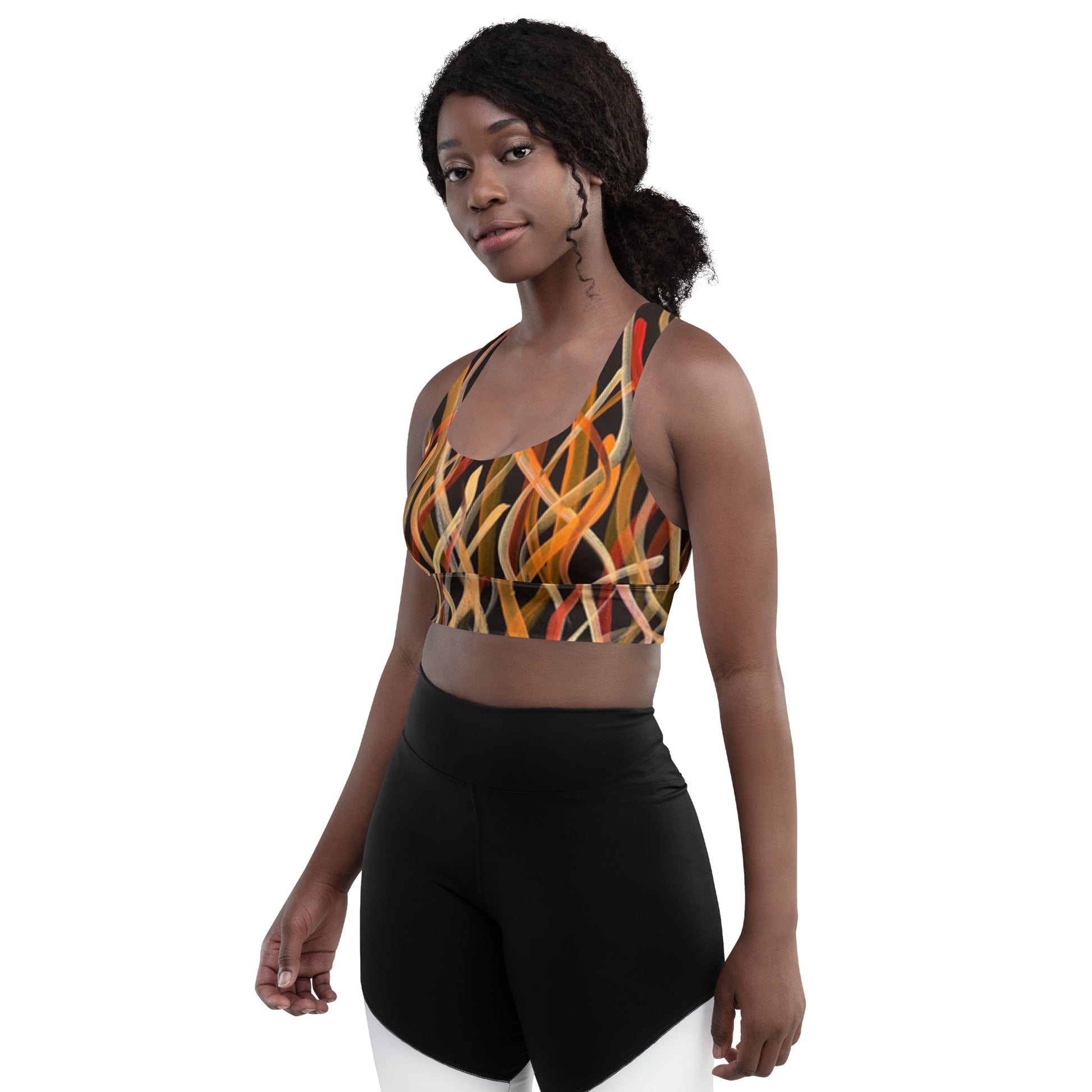 Longline Sports Bra - The Cultural Burn