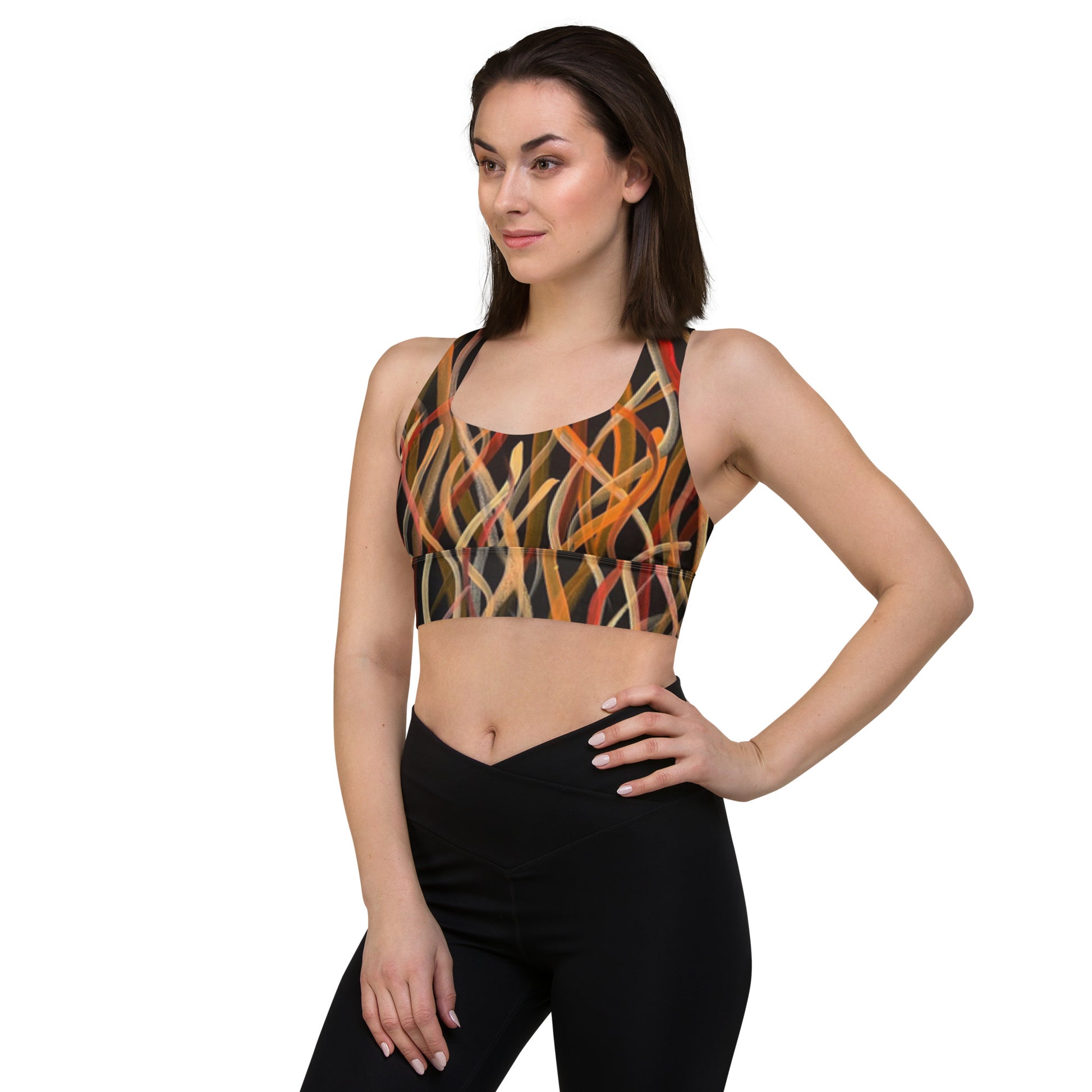 Longline Sports Bra - The Cultural Burn