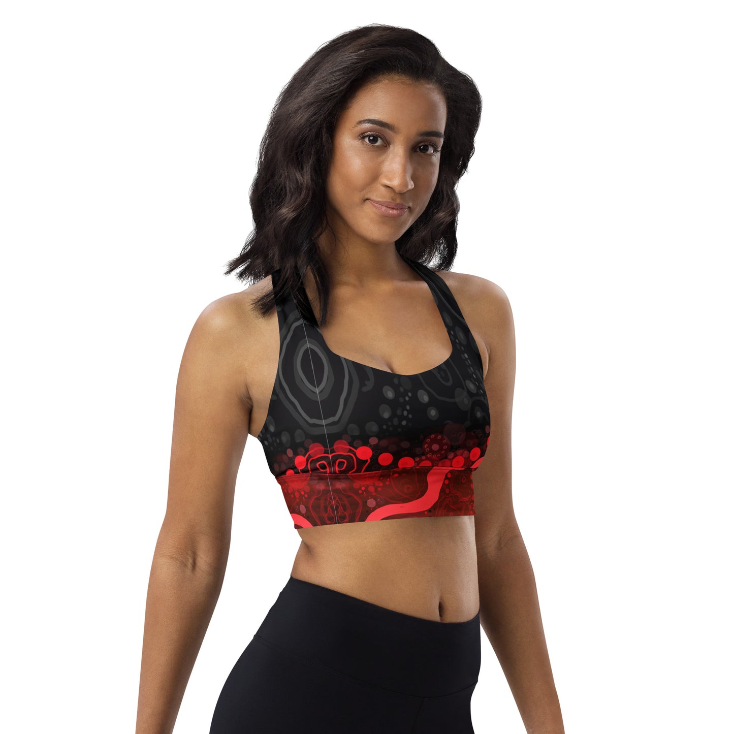 Longline sports bra