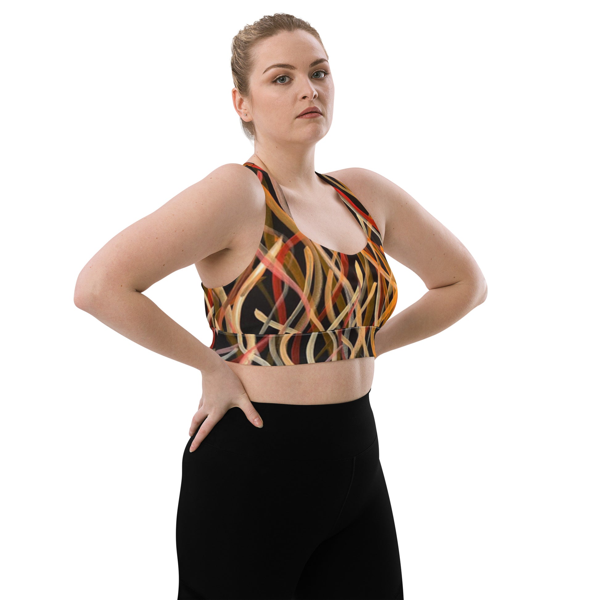 Longline Sports Bra - The Cultural Burn