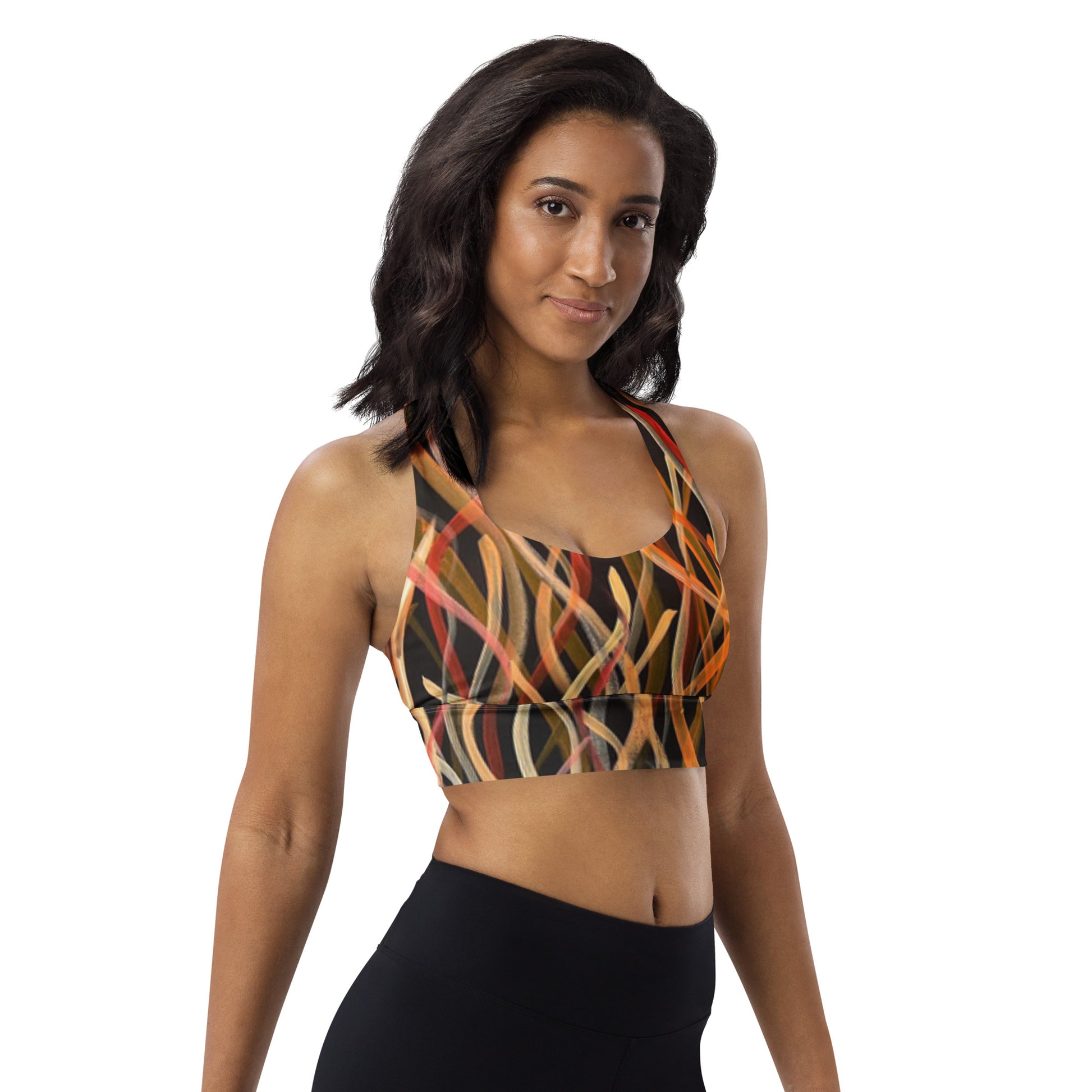 Longline Sports Bra - The Cultural Burn