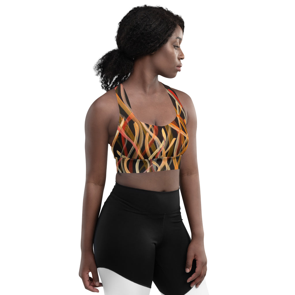 Longline Sports Bra - The Cultural Burn