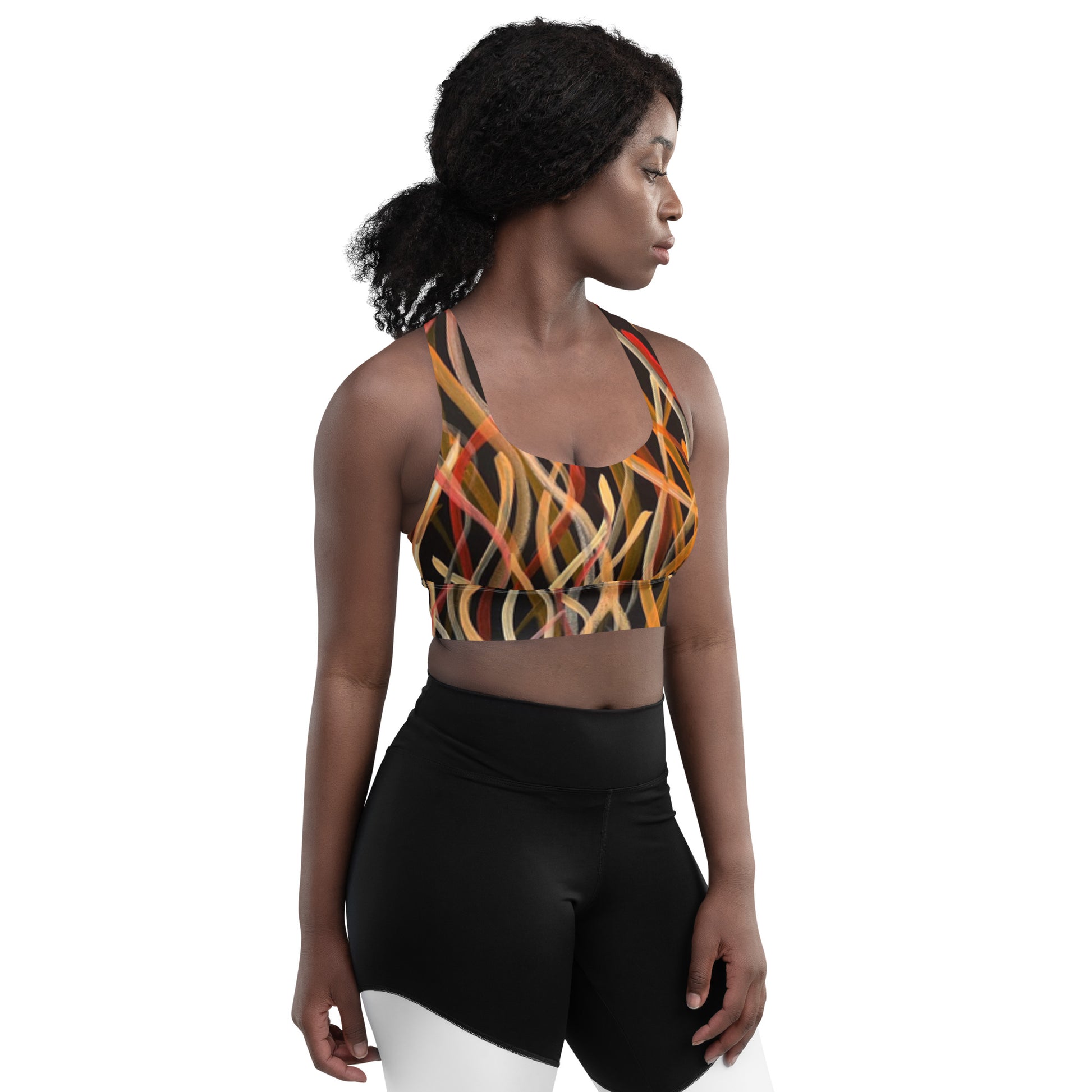 Longline Sports Bra - The Cultural Burn