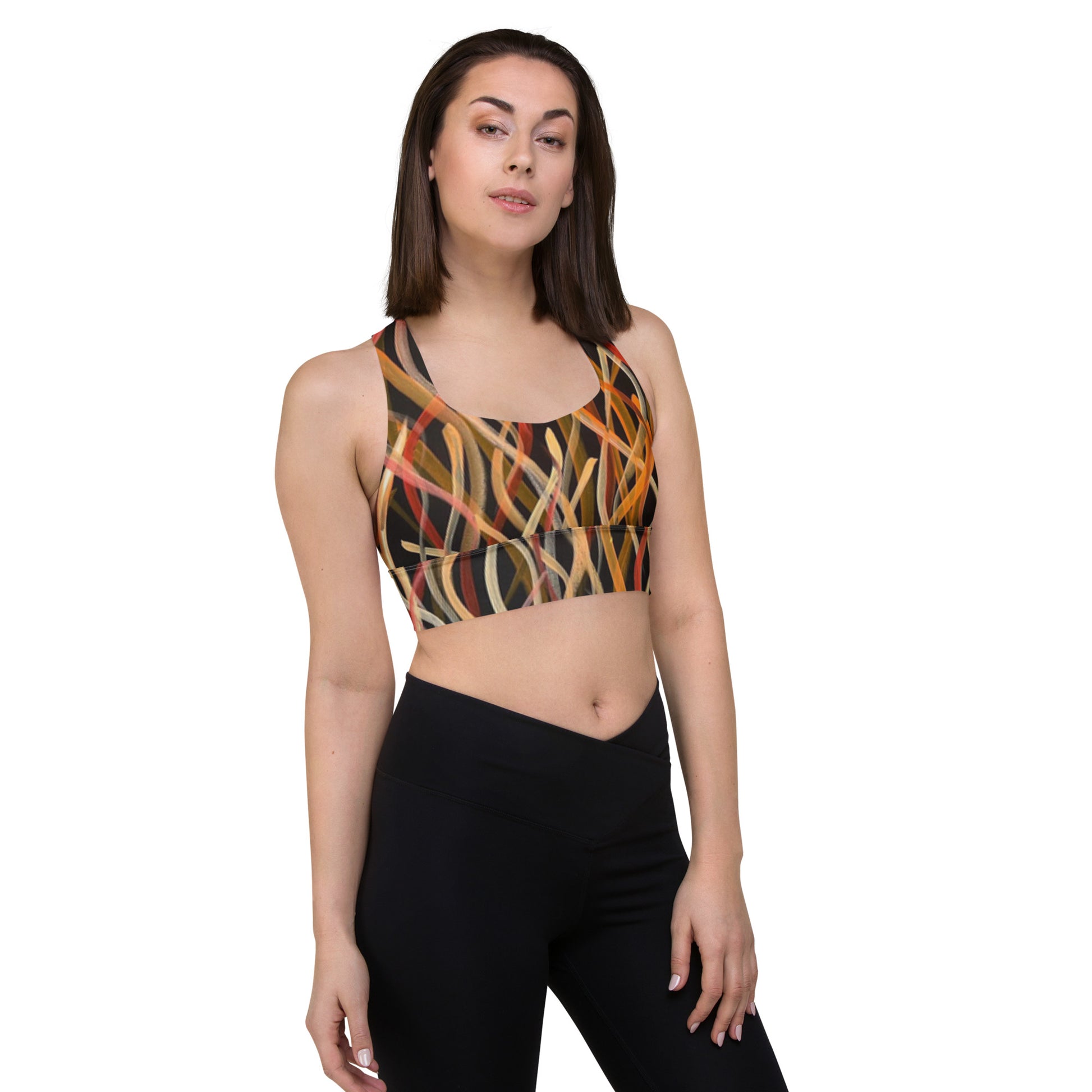 Longline Sports Bra - The Cultural Burn