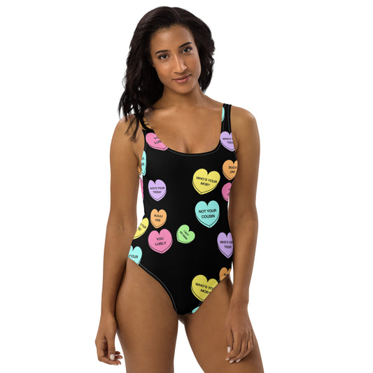 One-Piece Swimsuit (Candy Hearts) (Mob Only)
