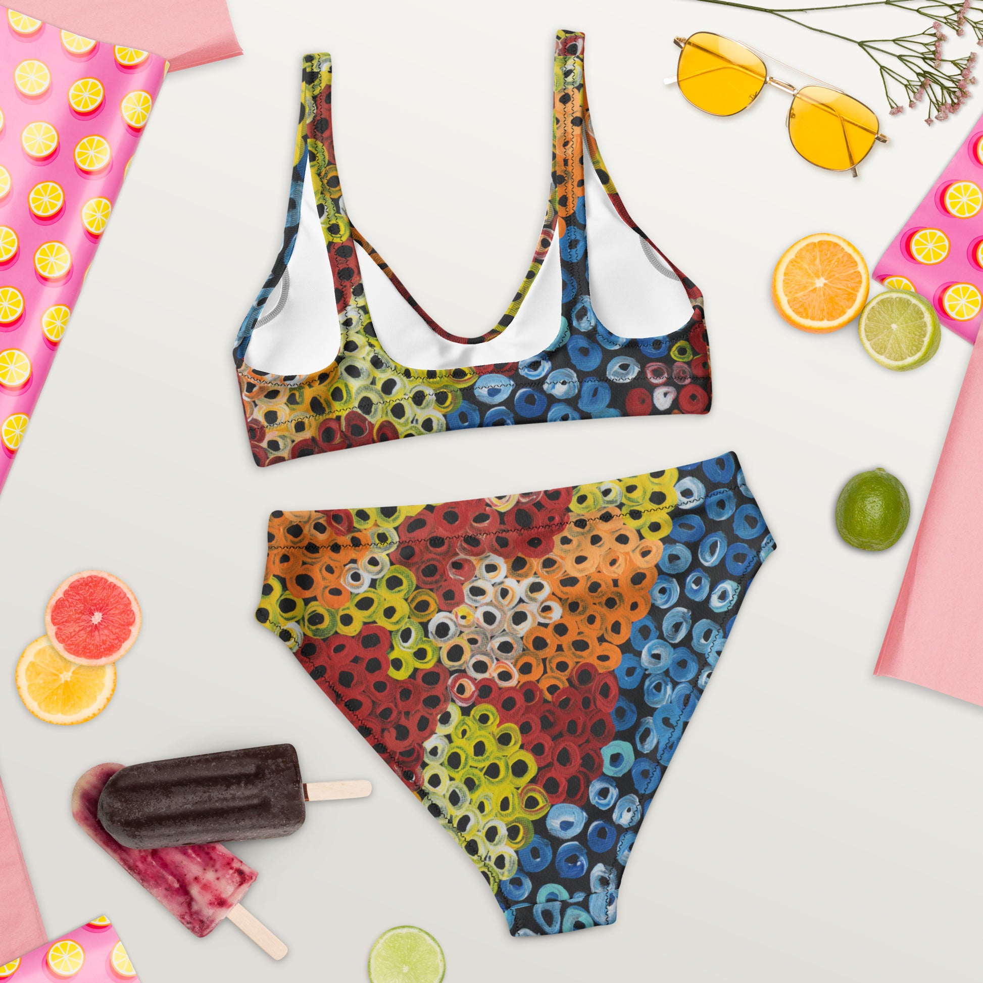 Recycled High-Waisted Bikini Set - Untitled