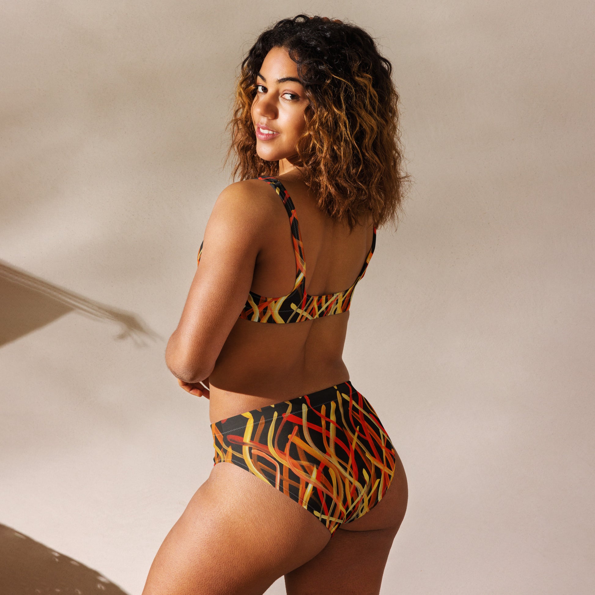 Recycled High-Waisted Bikini Set