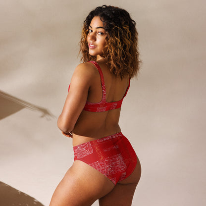 Recycled High-Waisted Bikini Set