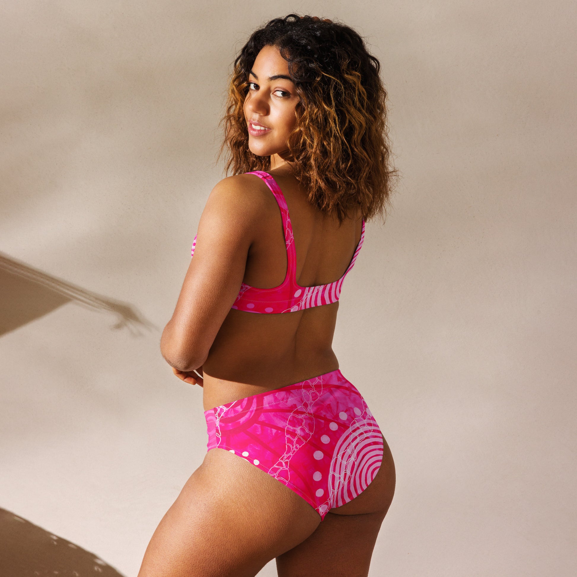 Recycled High-Waisted Bikini Set - Seven Sisters