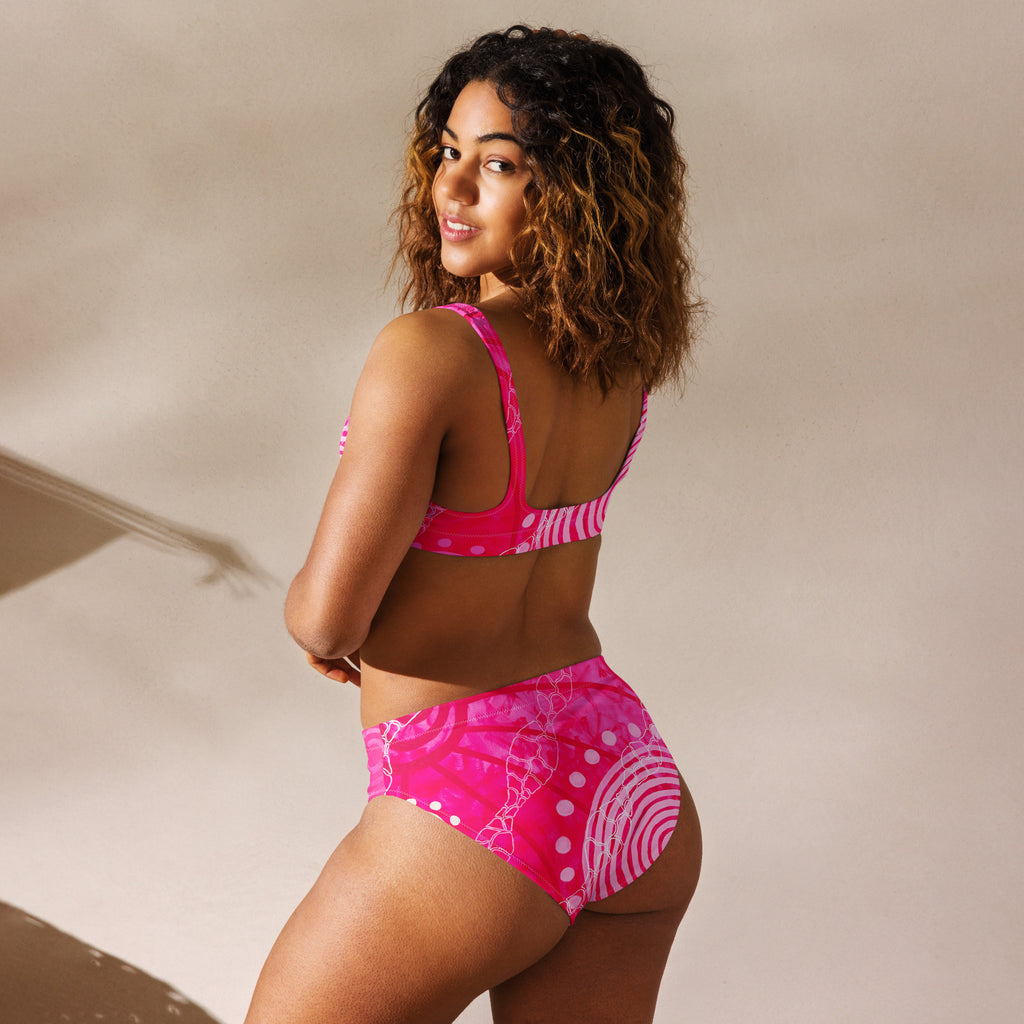 Recycled High-Waisted Bikini Set - Seven Sisters