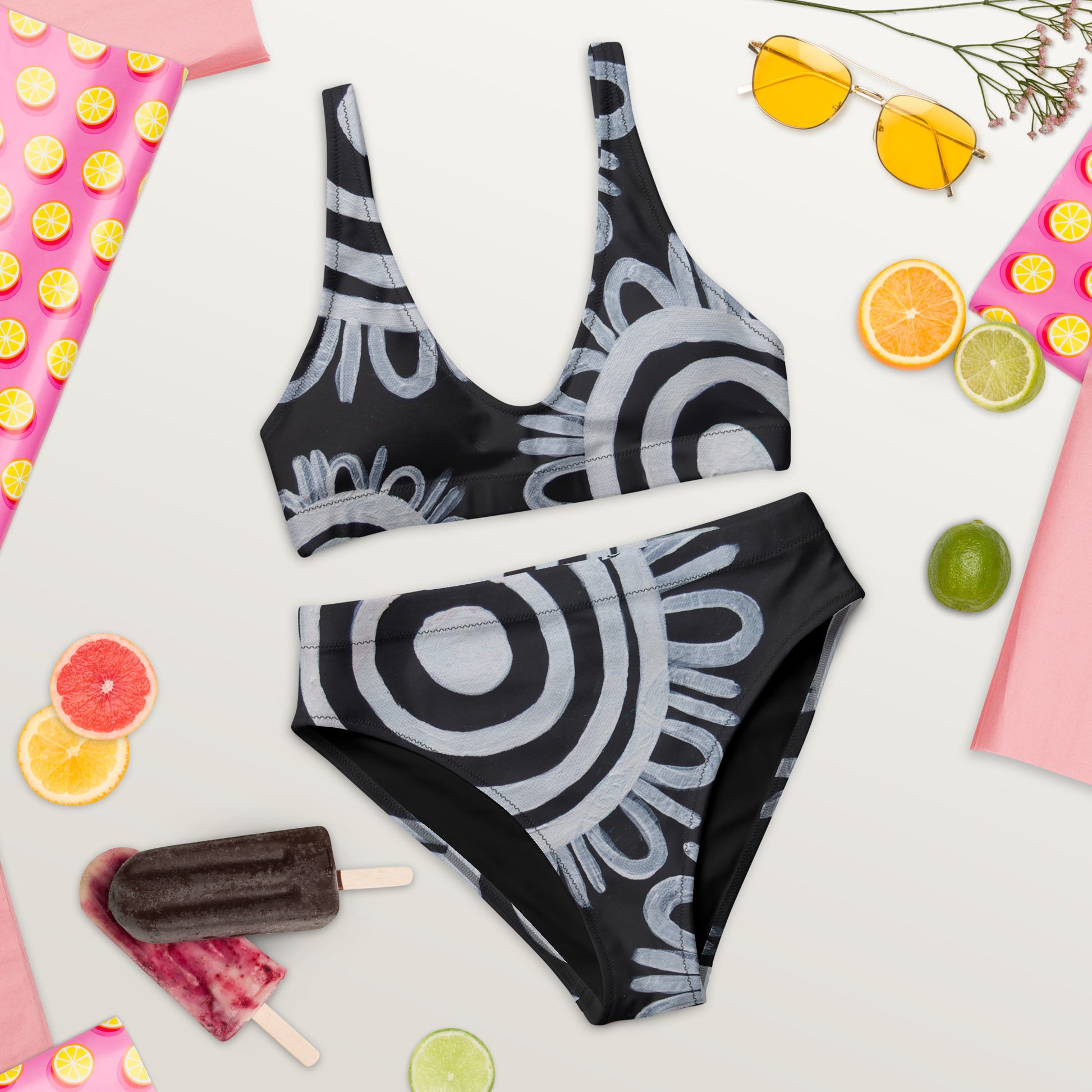 Recycled High-Waisted Bikini Set
