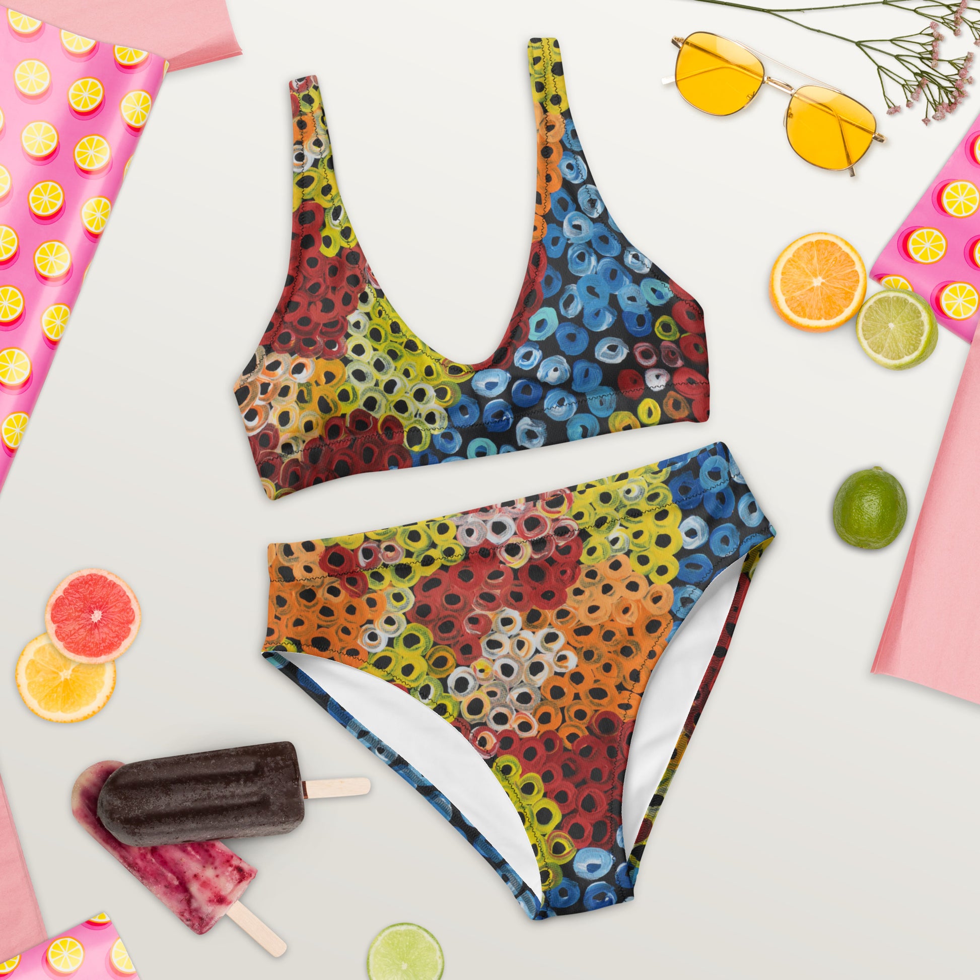 Recycled High-Waisted Bikini Set - Untitled