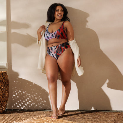 Recycled High-Waisted Bikini Set