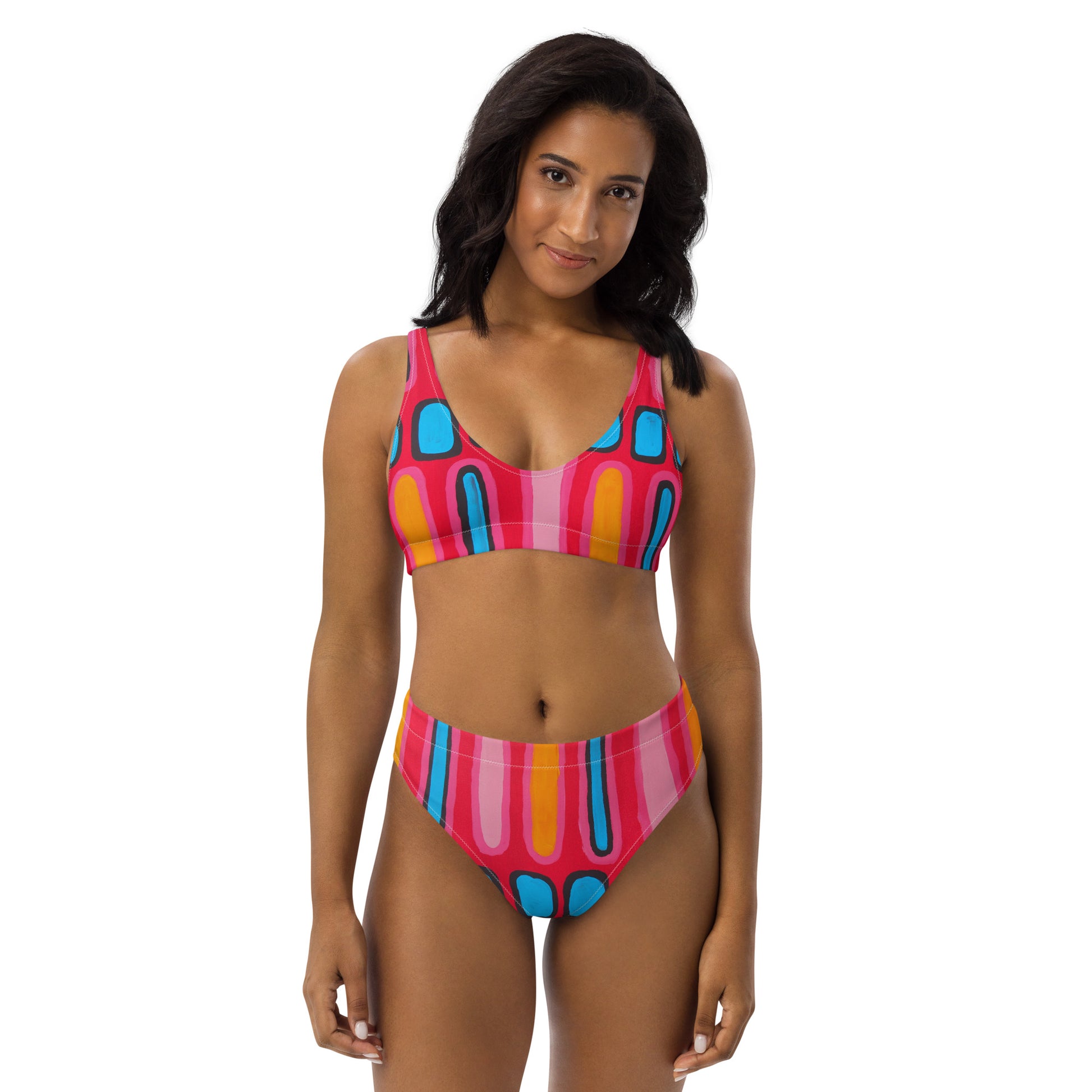 Recycled High-Waisted Bikini Set