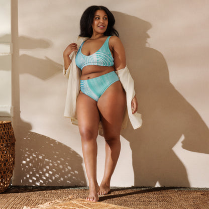 Recyled High-Waisted Bikini Set - Ebb & Flow