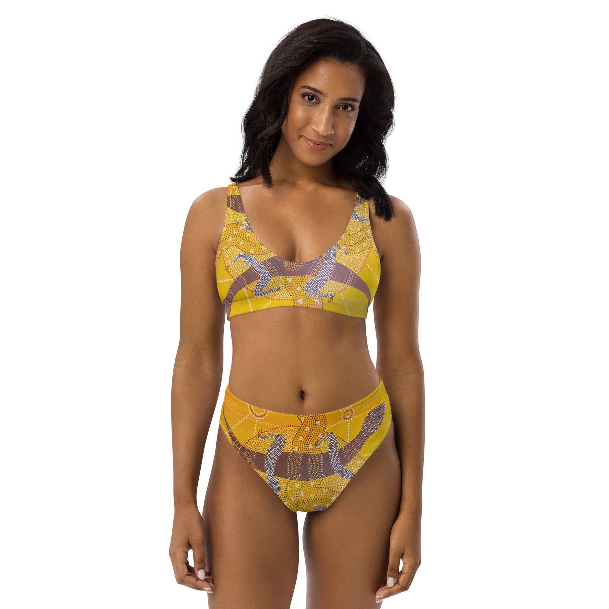 Recycled High-Waisted Bikini Set - Family