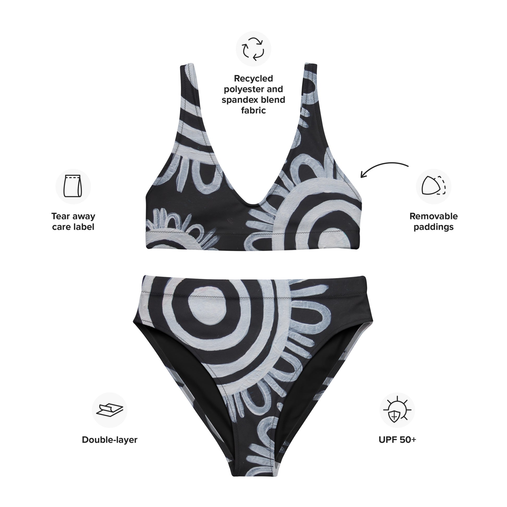 Recycled High-Waisted Bikini Set