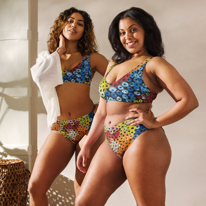 Recycled High-Waisted Bikini Set - Untitled