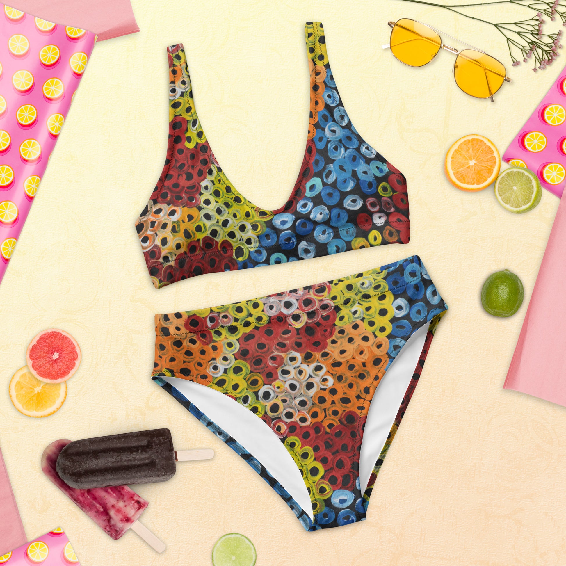Recycled High-Waisted Bikini Set - Untitled