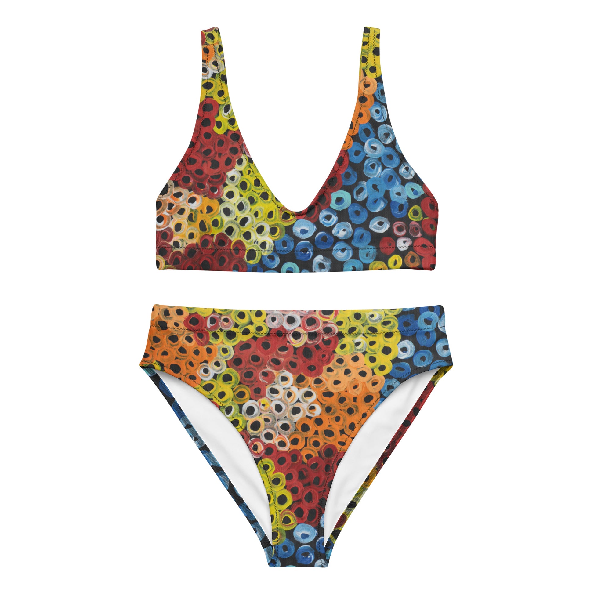 Recycled High-Waisted Bikini Set - Untitled