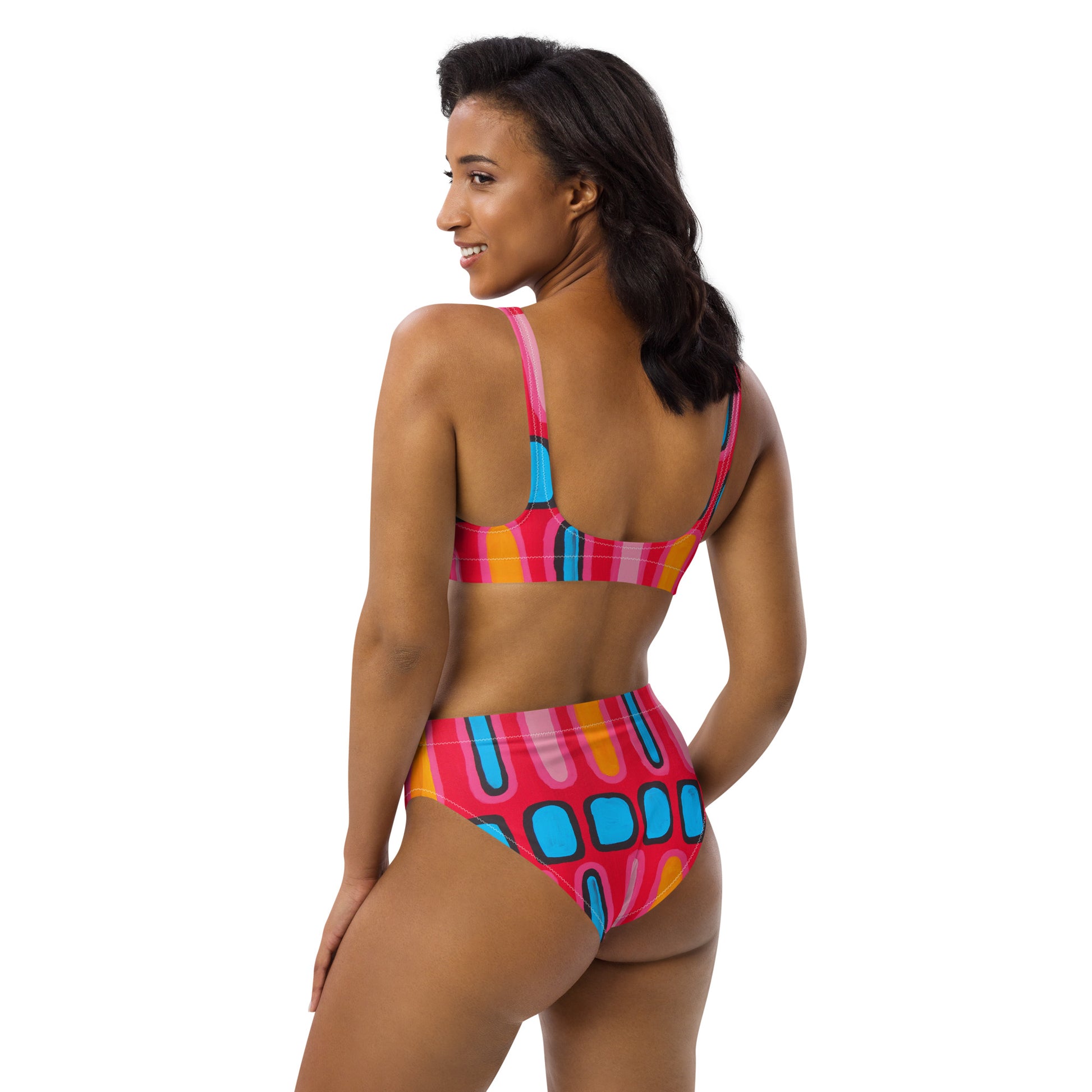 Recycled High-Waisted Bikini Set