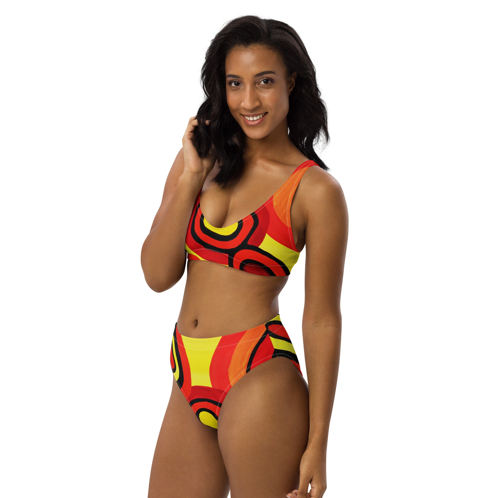 Recycled High-Waisted Bikini Set
