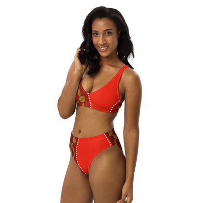 Recycled High-Waisted Bikini Set