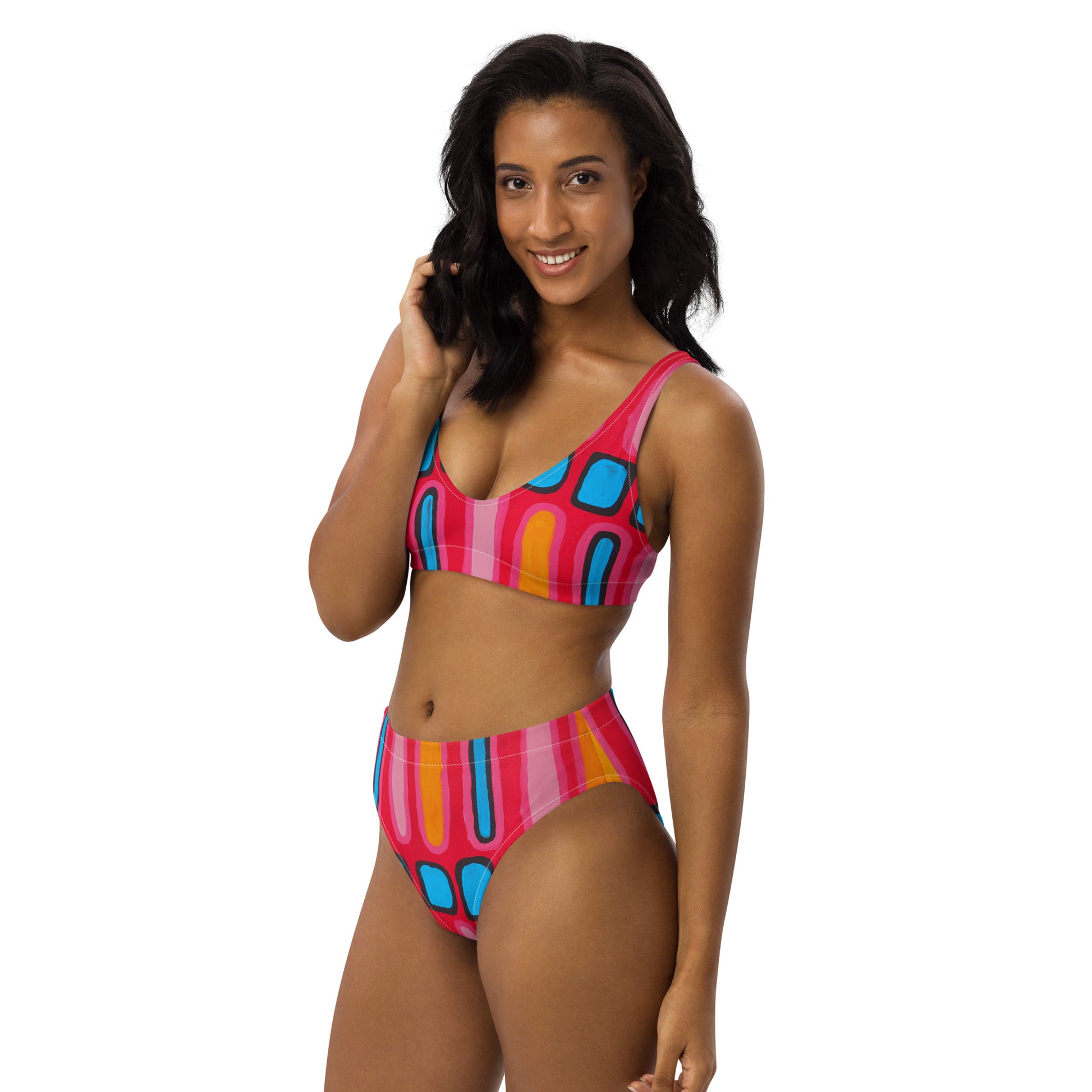 Recycled High-Waisted Bikini Set