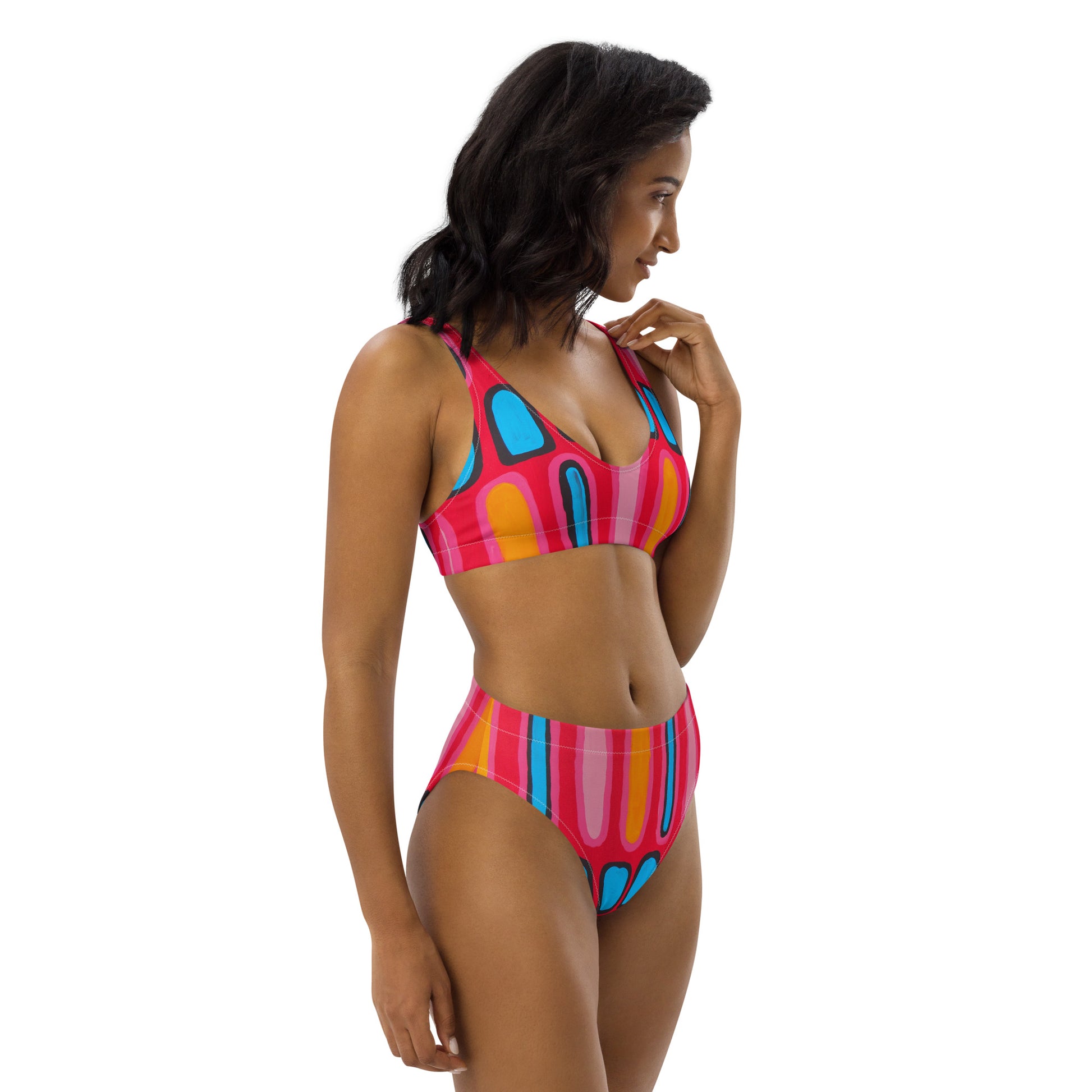 Recycled High-Waisted Bikini Set