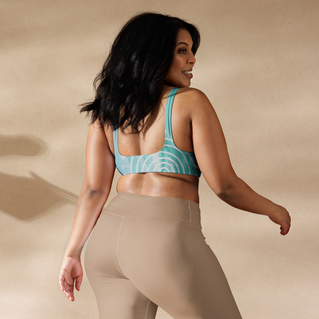 All-Over Print Recycled Padded Bikini Top
