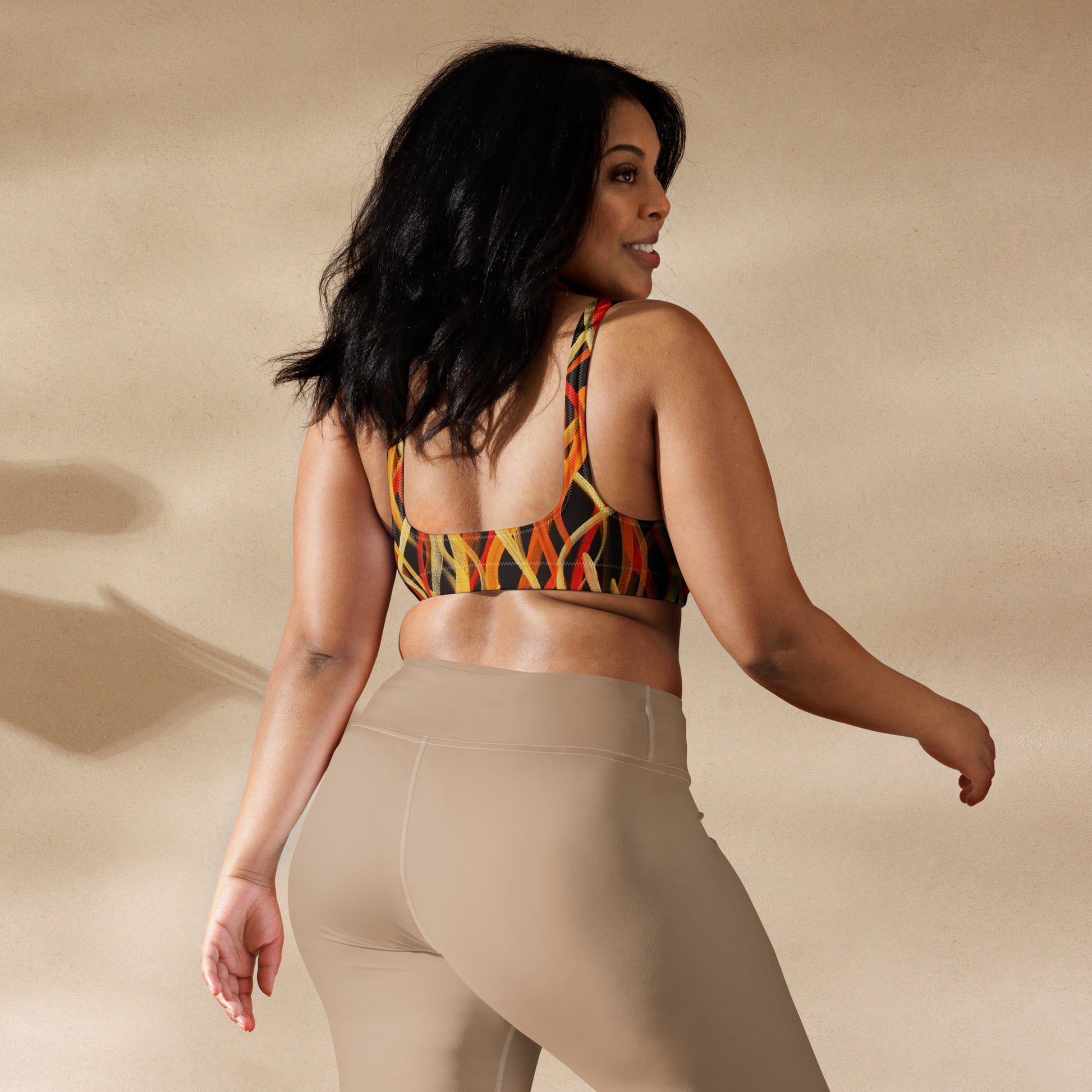 All-Over Print Recycled Padded Bikini Top