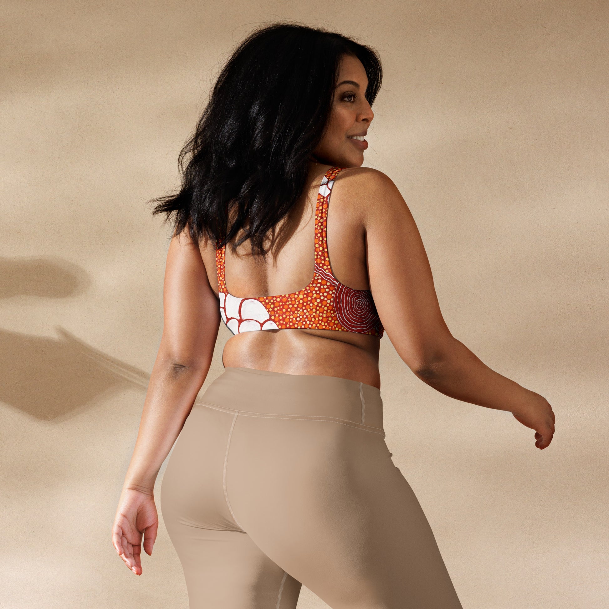 All-Over Print Recycled Padded Bikini Top