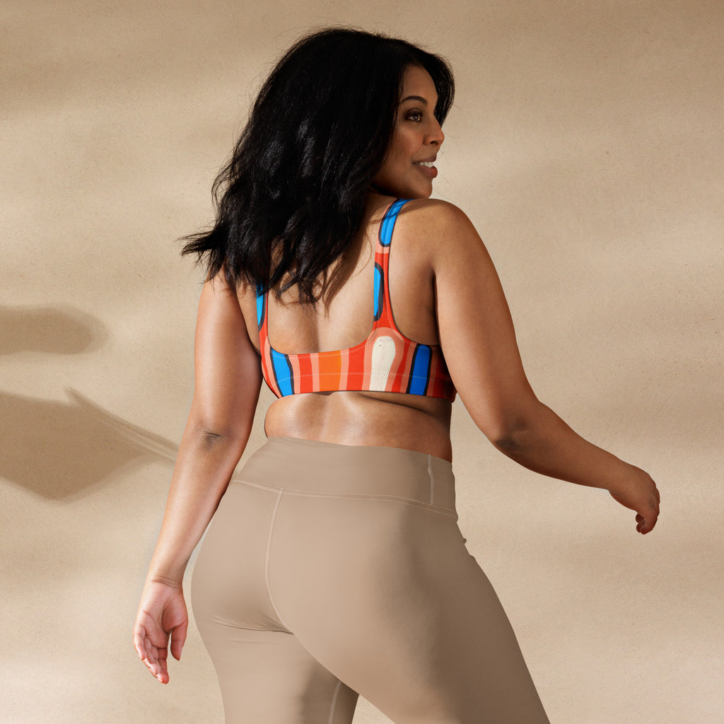 All-Over Print Recycled Padded Bikini Top