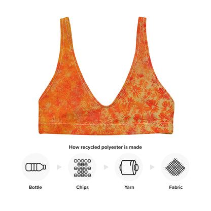 All-Over Print Recycled Padded Bikini Top