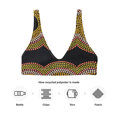 All-Over Print Recycled Padded Bikini Top
