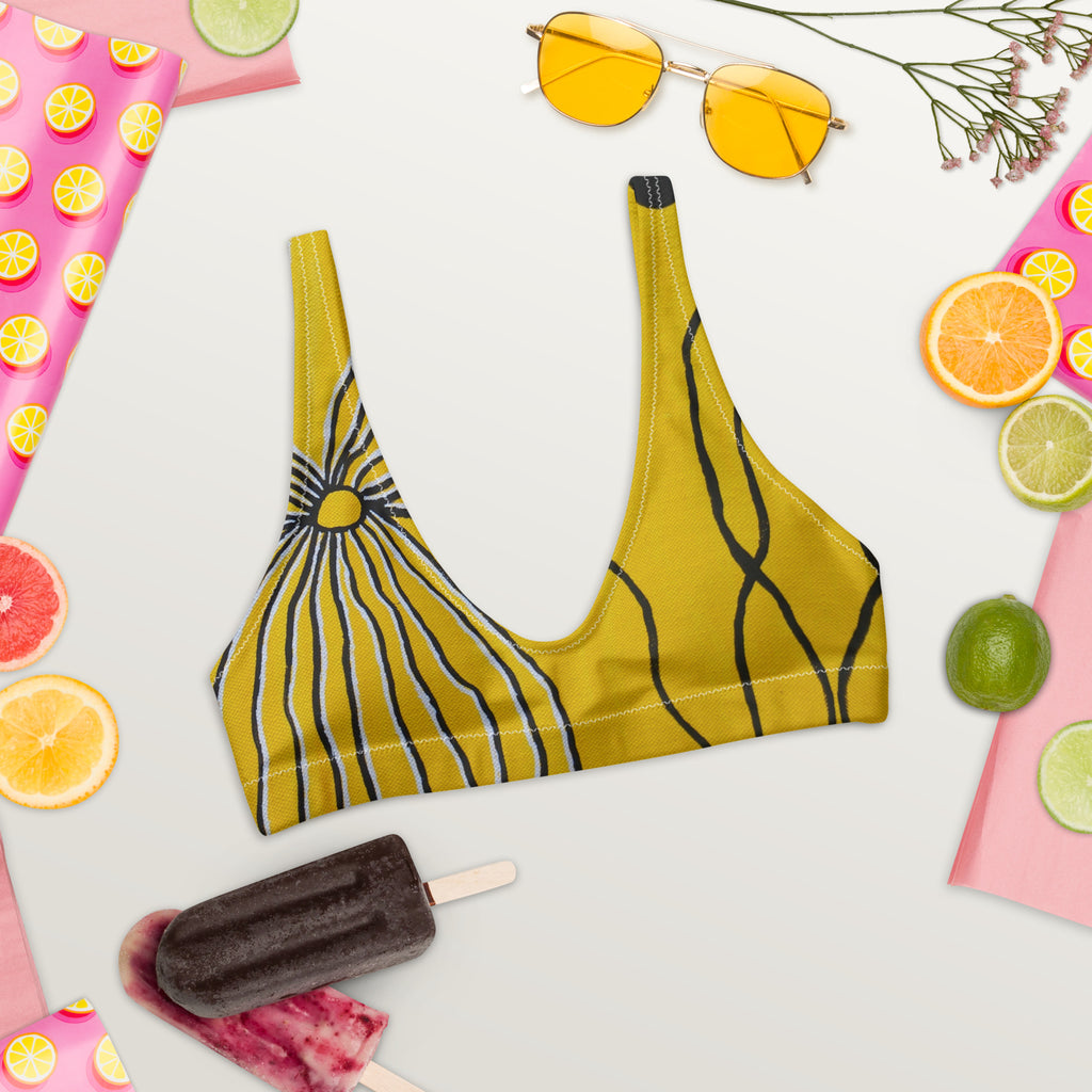 All-Over Print Recycled Padded Bikini Top