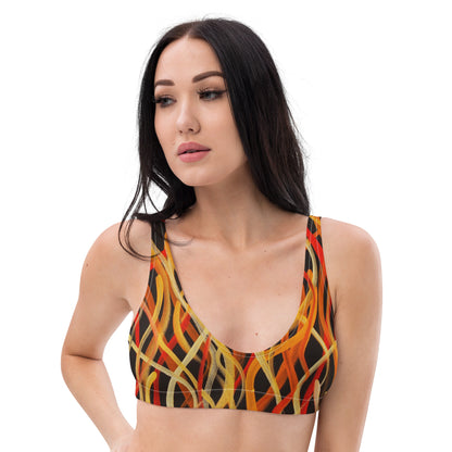 All-Over Print Recycled Padded Bikini Top