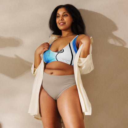 All-Over Print Recycled Padded Bikini Top