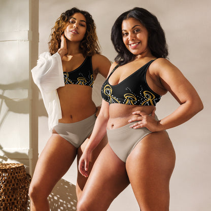 All-Over Print Recycled Padded Bikini Top