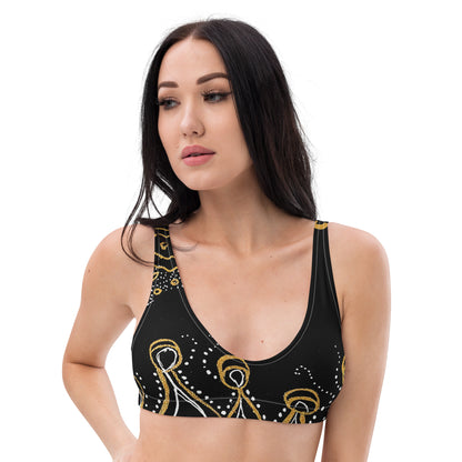 All-Over Print Recycled Padded Bikini Top
