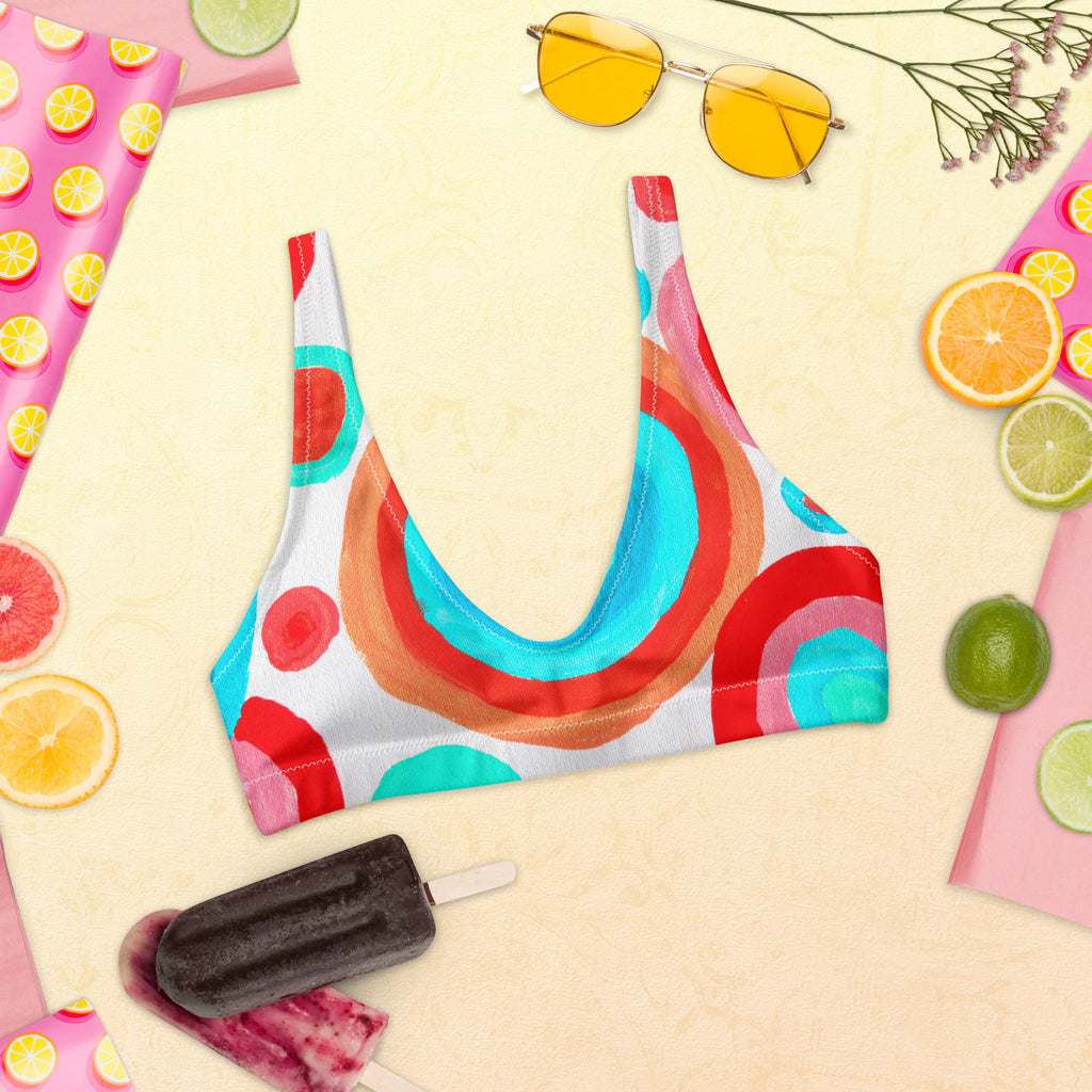 All-Over Print Recycled Padded Bikini Top