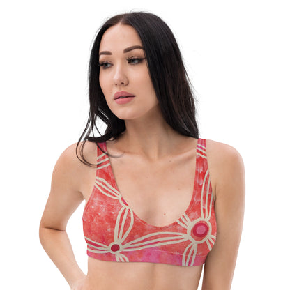 All-Over Print Recycled Padded Bikini Top