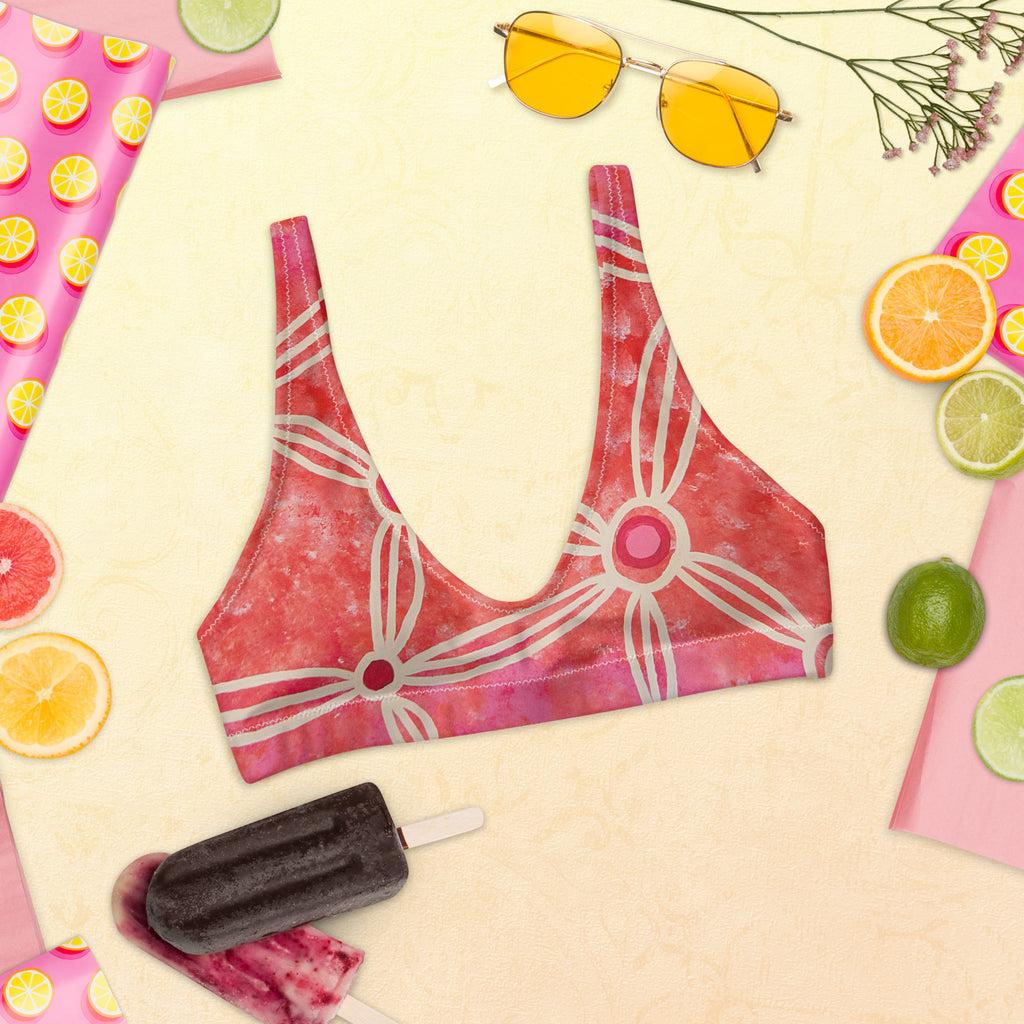 All-Over Print Recycled Padded Bikini Top