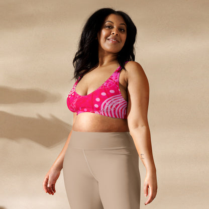 All-Over Print Recycled Padded Bikini Top